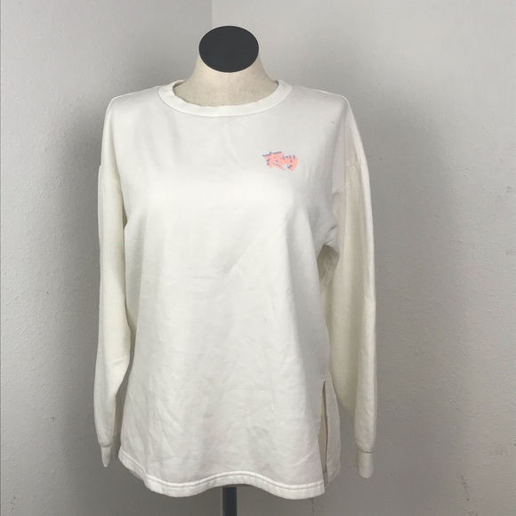 Roxy Love Song A Pullover Women’s Size S Color White Hi-Low Length lightweight. - Picture 15 of 15